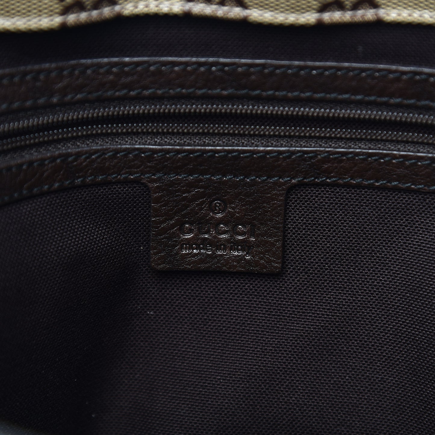 Crystal Monogram Large Babouska Vertical Shopping Tote Brown
