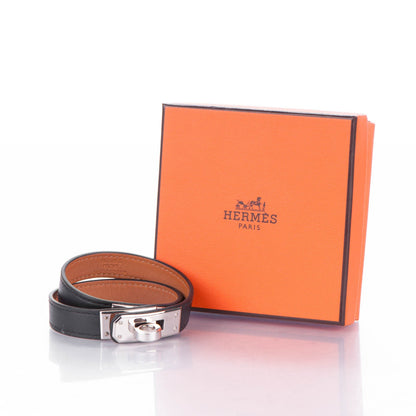 Hermes Chamonix Kelly Double Tour Bracelet S Black 7 of 7