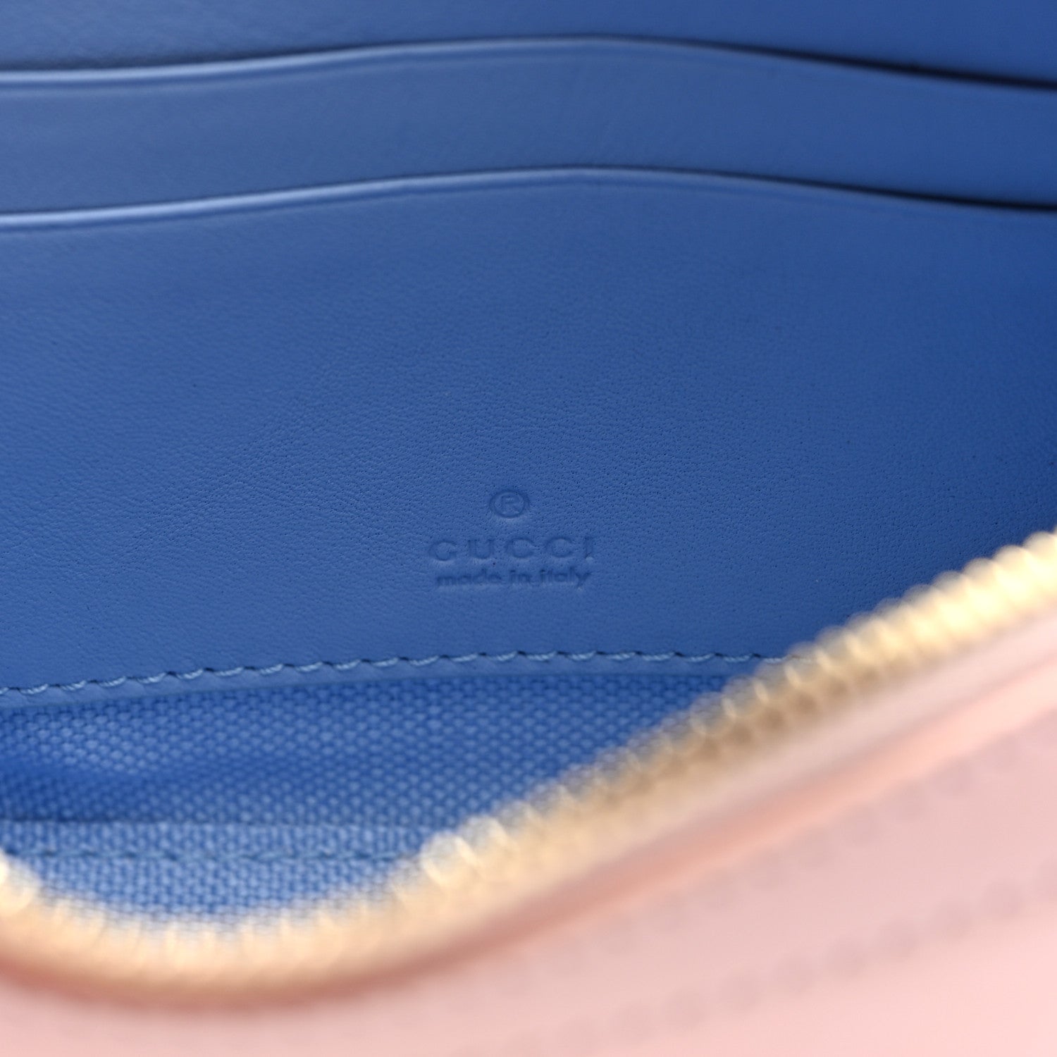 Gucci Dollar Calfskin Enamel Super Mini GG Marmont Chain Shoulder Bag  Light Pink Blue 6 of 9