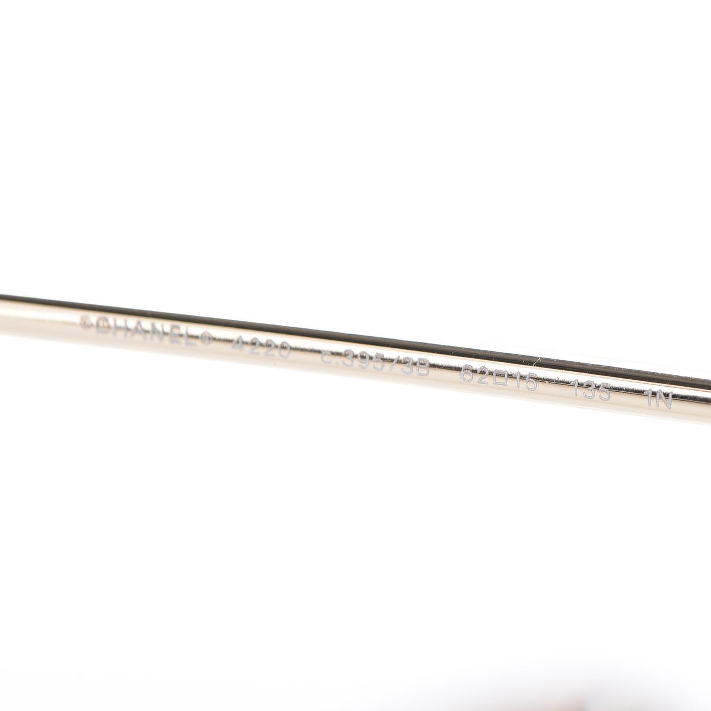 Metal Spring Round Sunglasses 4220 Gold Brown