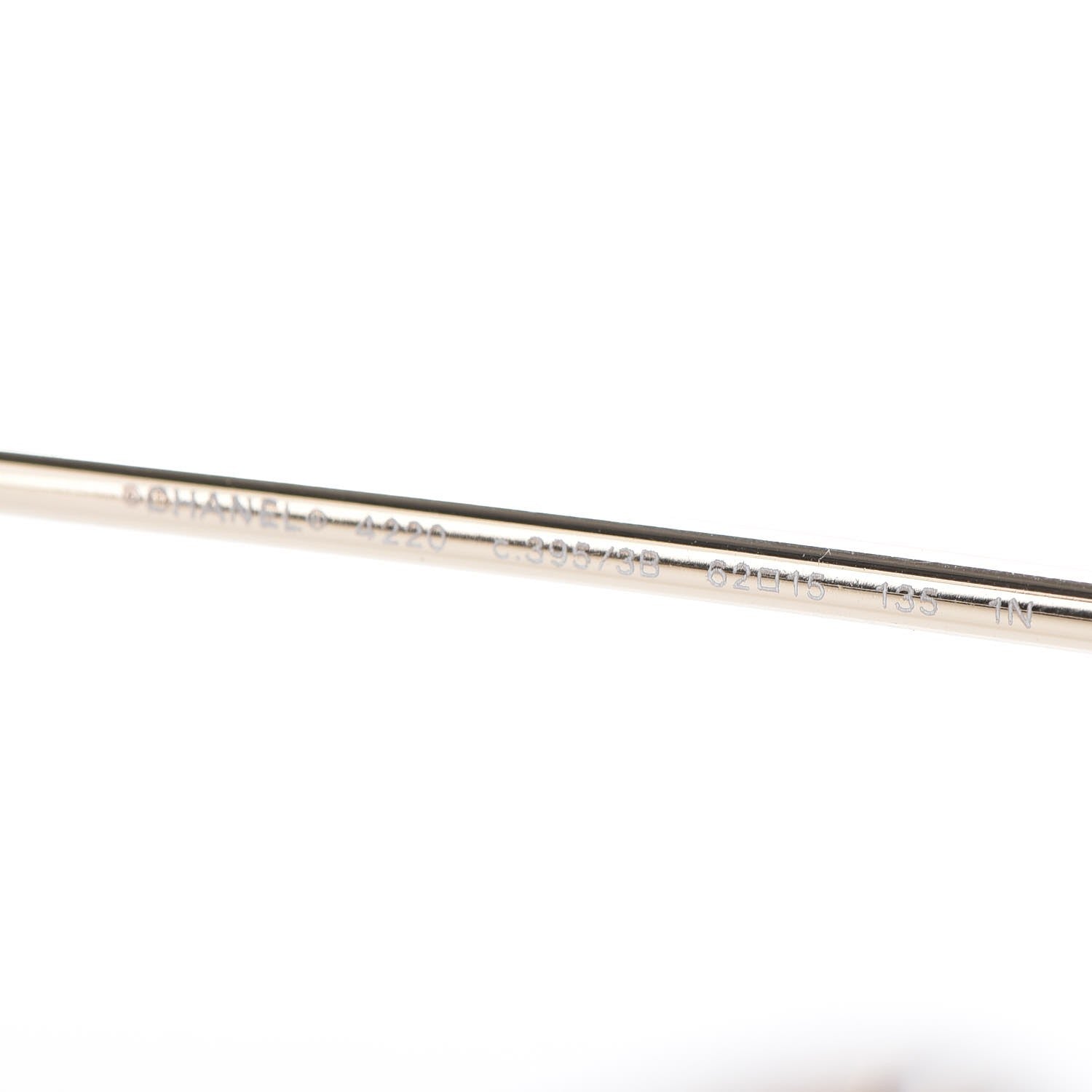 Chanel Metal Spring Round Sunglasses 4220 Gold Brown 7 of 8