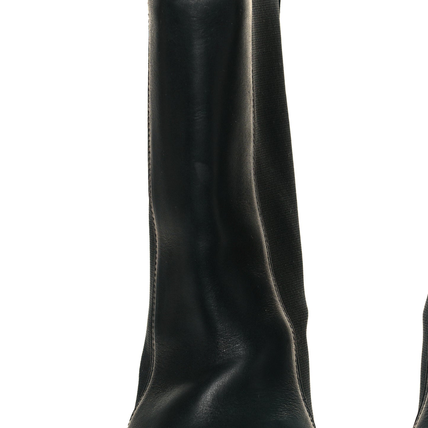 Calfskin The Tire Chelsea Boots 40 Black Bright Red