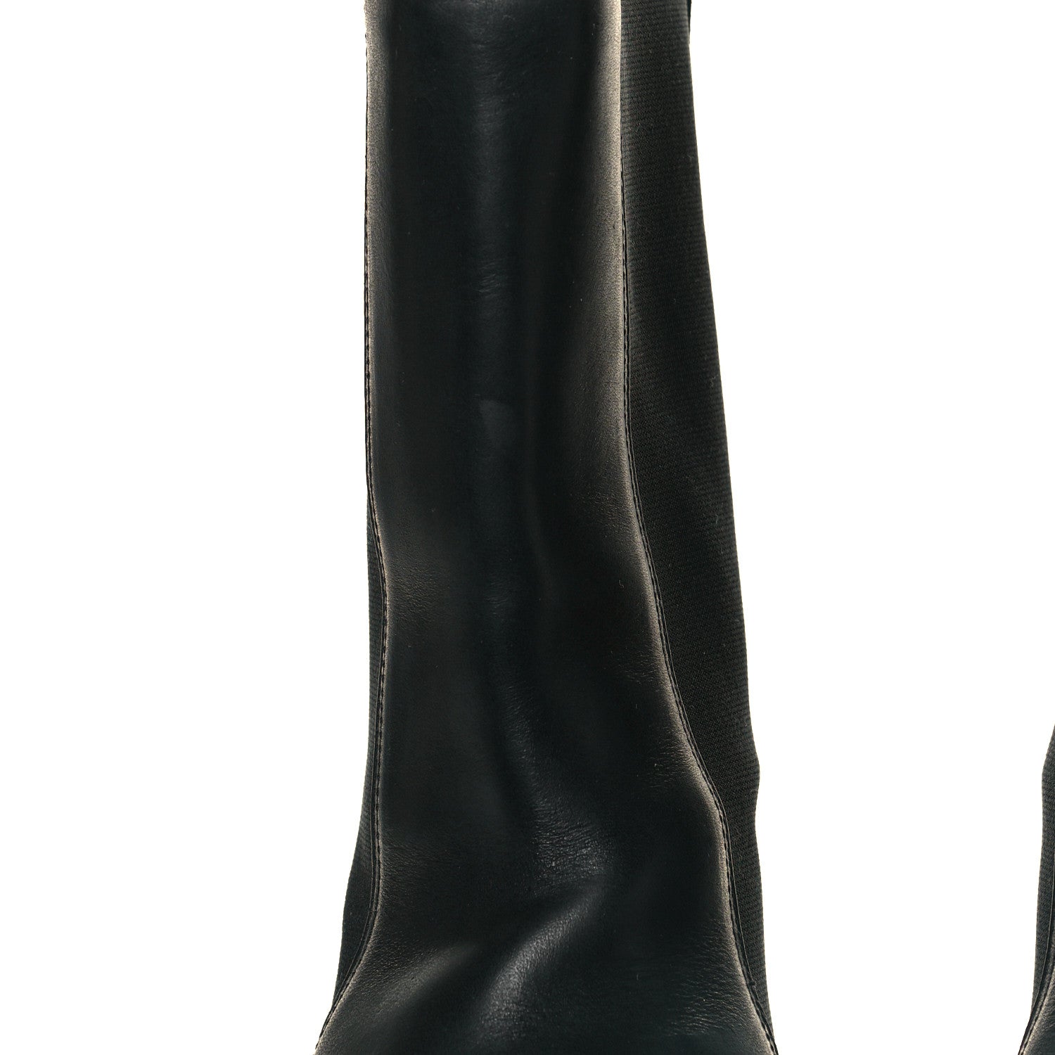 Bottega Veneta Calfskin The Tire Chelsea Boots 40 Black Bright Red 7 of 10