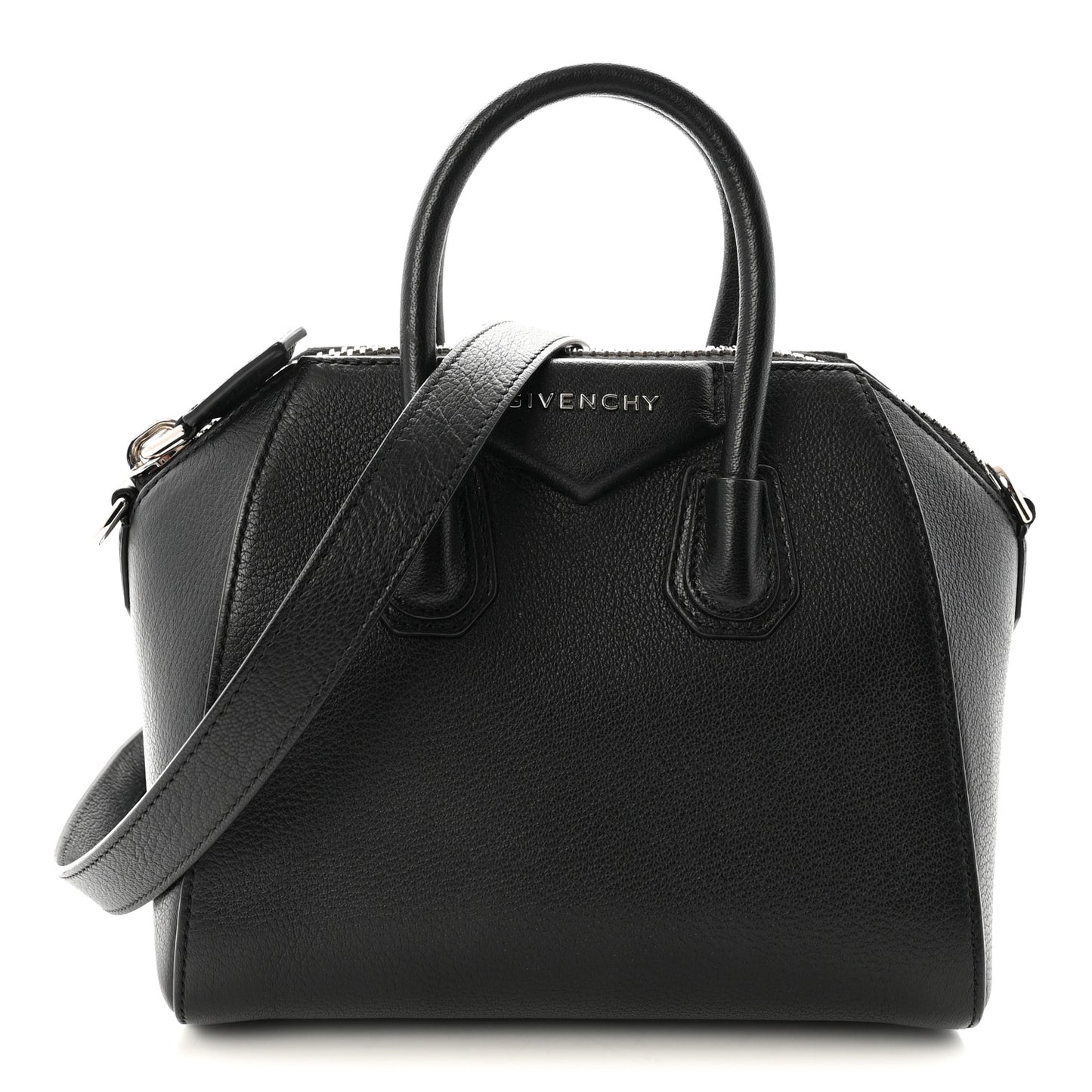 Sugar Goatskin Mini Antigona Black