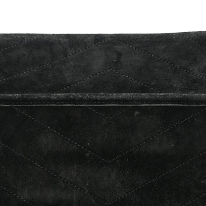Saint Laurent Suede Monogram Medium Niki Chain Satchel Black 13 of 14
