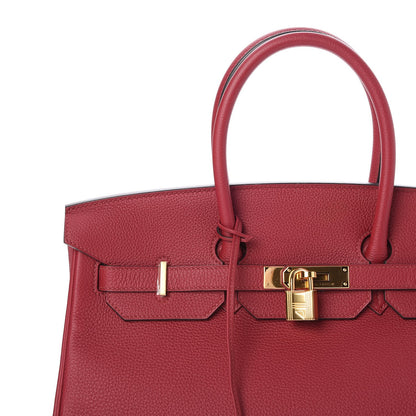 Hermes Togo Birkin 35 Rouge Grenat 29 of 36