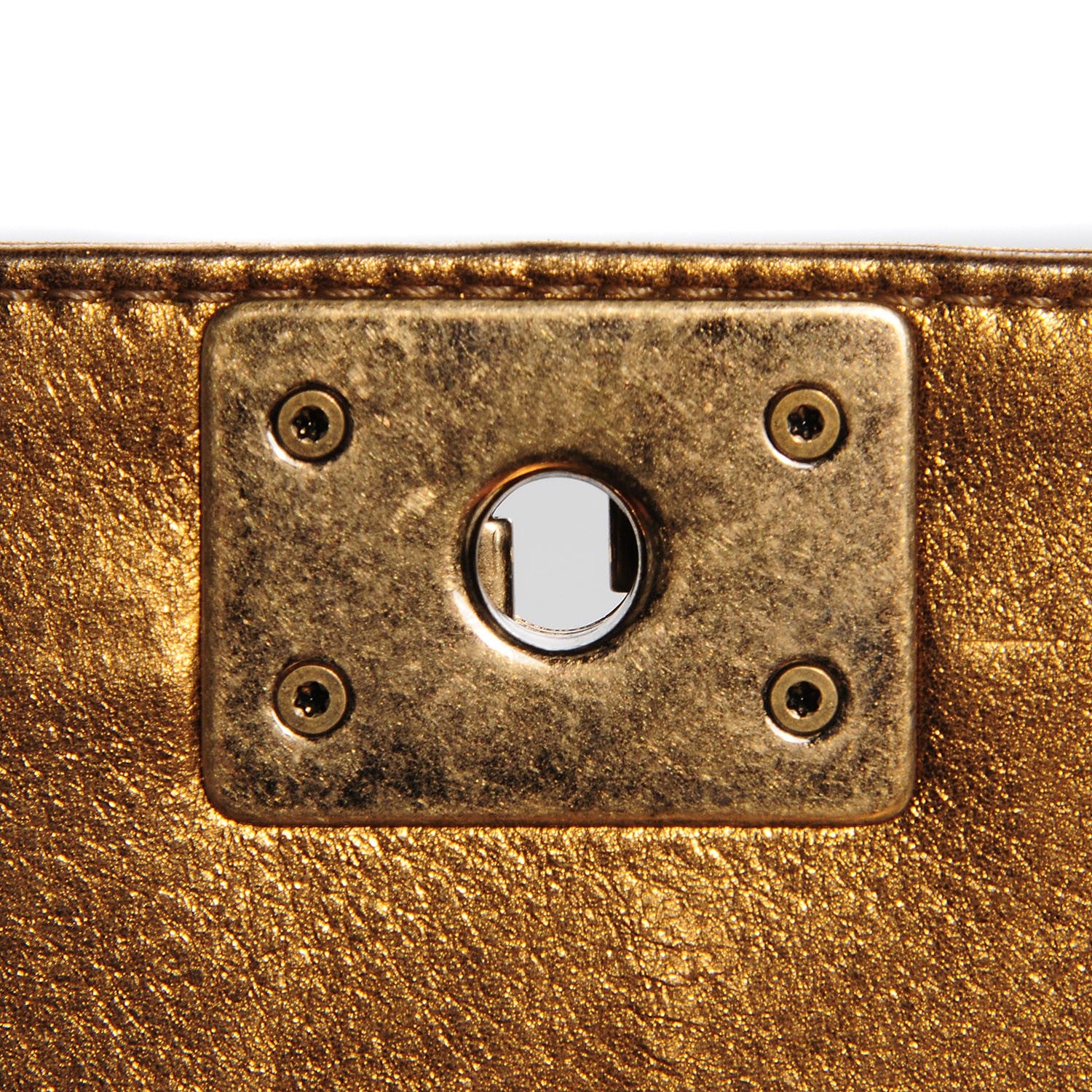 Chanel Galuchat Stingray Mini Boy Flap Gold 6 of 8