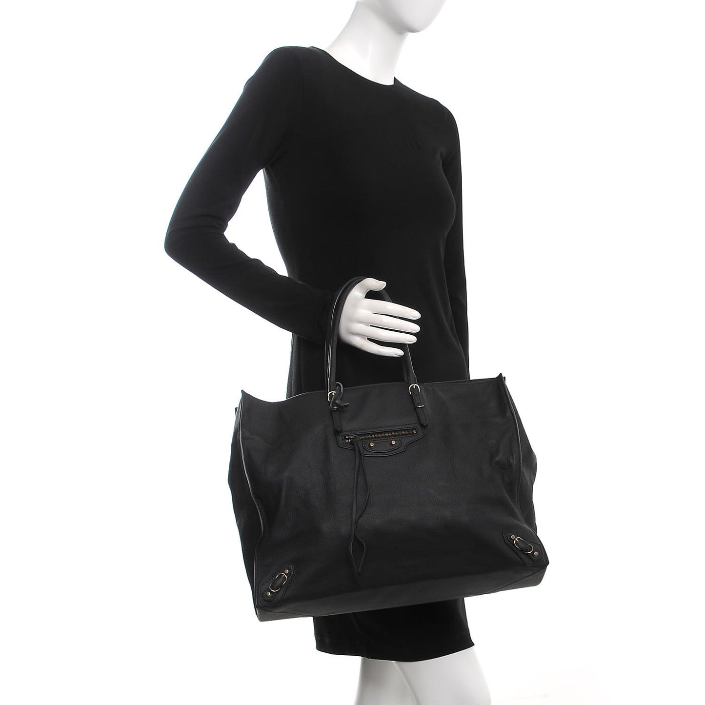 Veau Papier A4 Tote Black
