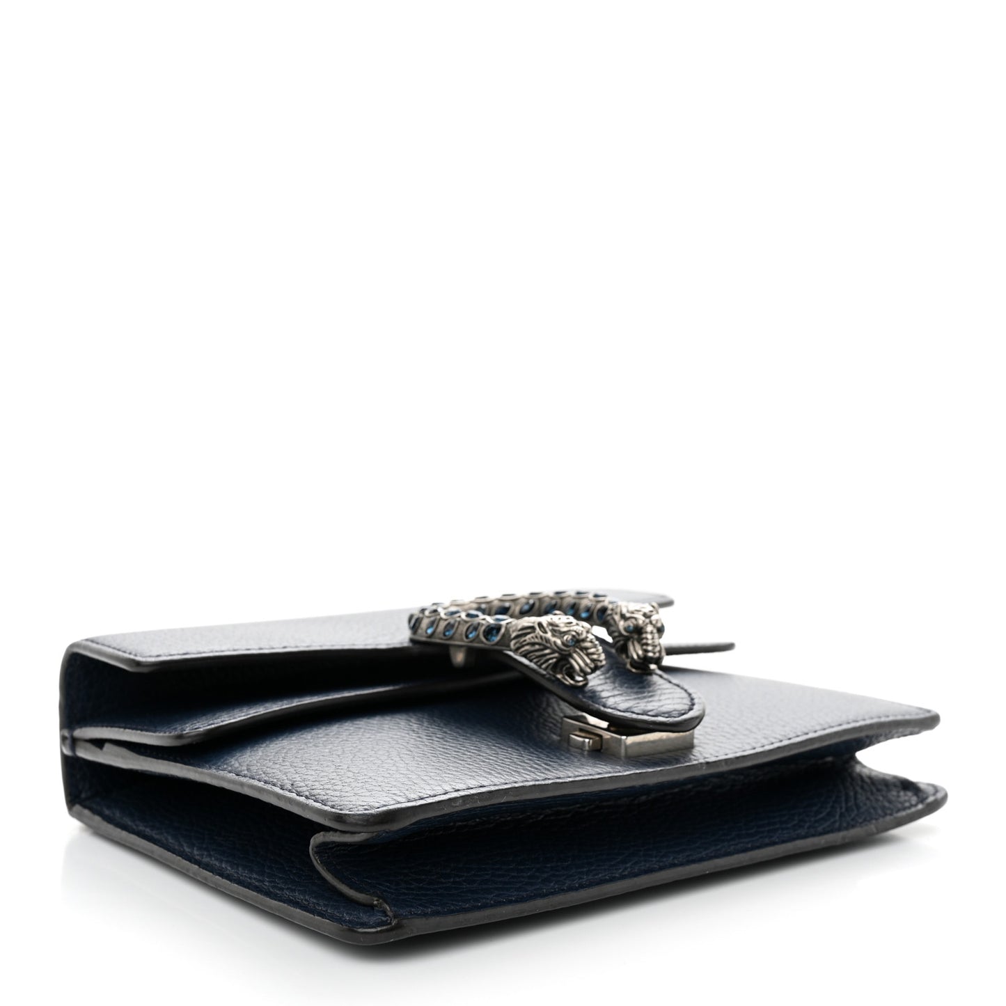 Dollar Calfskin Crystal Mini Dionysus Shoulder Bag Blue Agata Montana Sapphire
