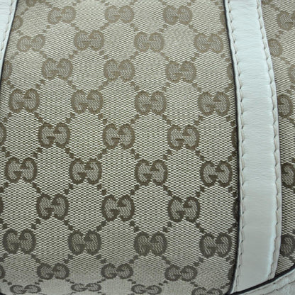 Gucci Monogram Horsebit Nail Boston White 7 of 12