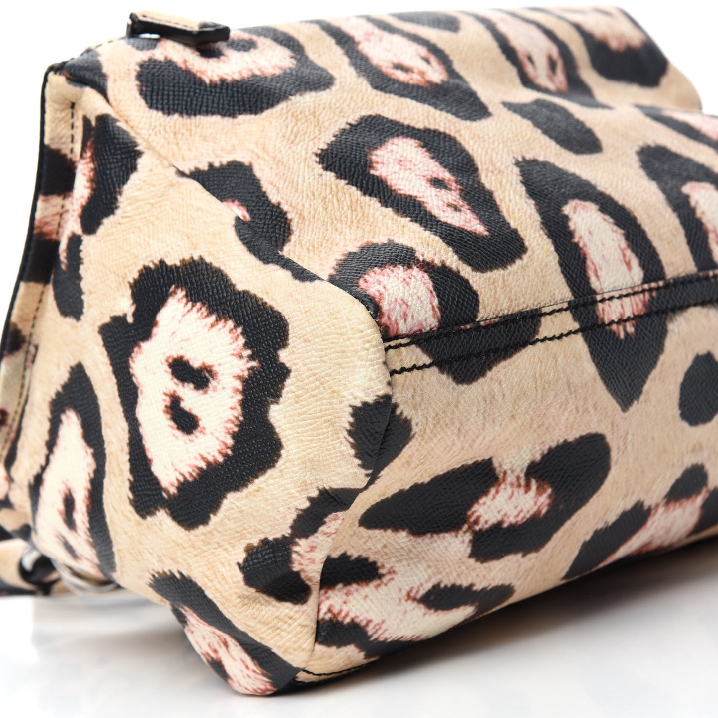 Calfskin Jaguar Print Small Pandora Multicolor