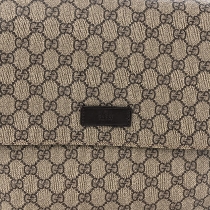 Gucci GG Plus Monogram Messenger Diaper Bag Dark Brown 9 of 13