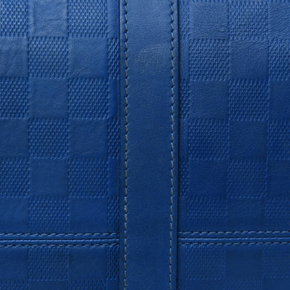 Louis Vuitton Damier Infini Keepall Bandouliere 45 Neptune 15 of 33