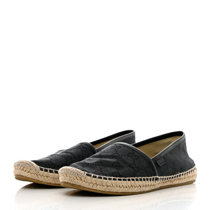 Gucci Monogram Espadrilles 37 Black 3 of 10