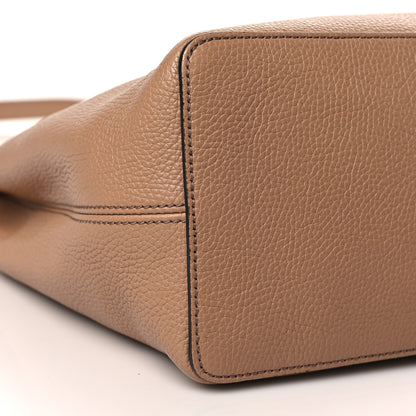 Gucci Pebbled Calfskin Large Soho Hobo Camelia 8 of 9