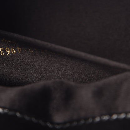 Saint Laurent Textured Patent Monogram Small Belle De Jour Clutch Black 7 of 12