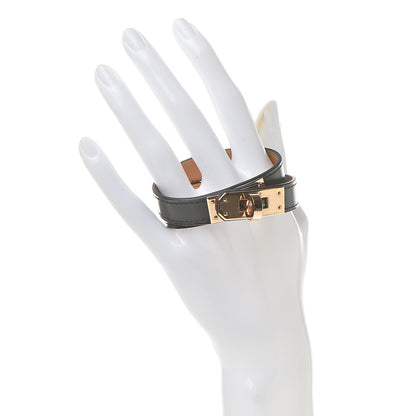 Hermes Box Kelly Double Tour Bracelet T2 Black 2 of 6