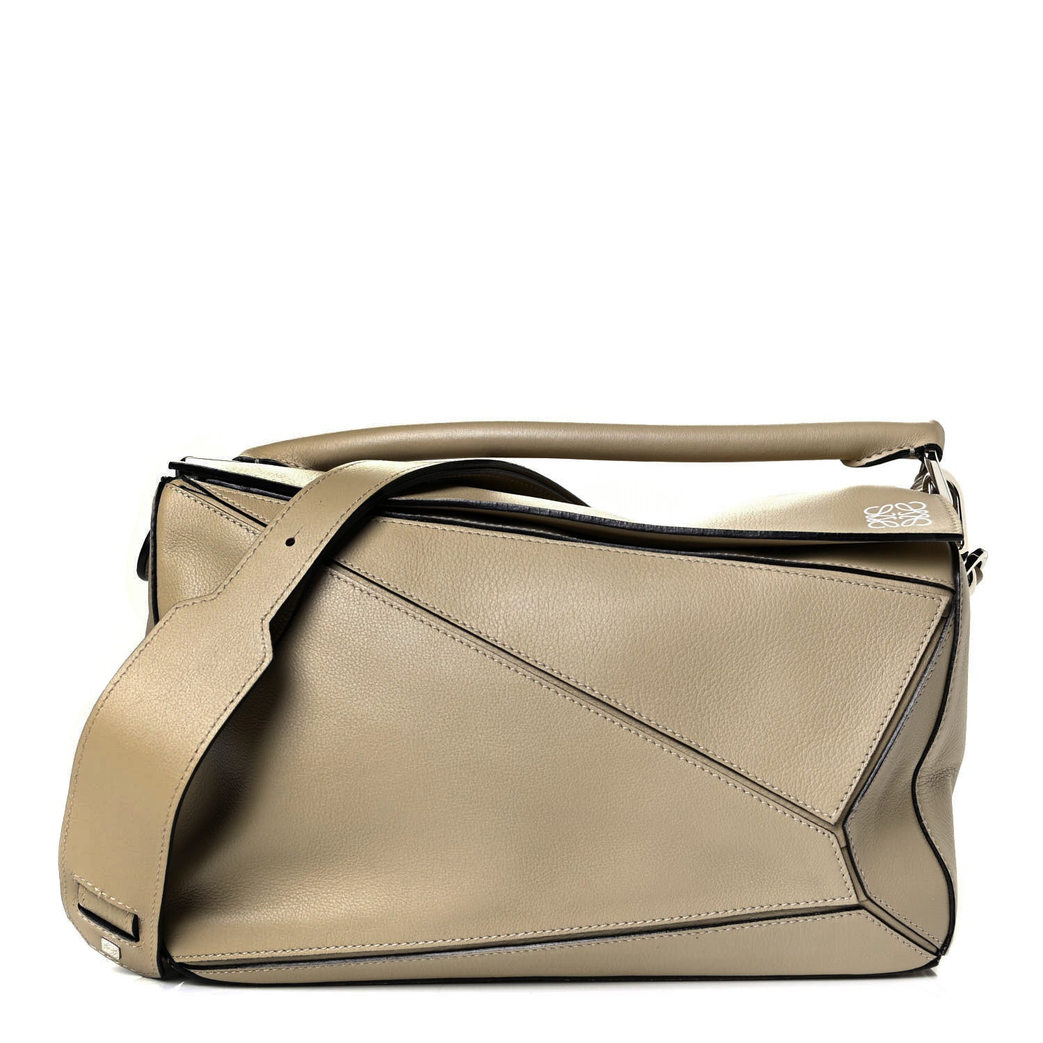 Loewe Calfskin Medium Puzzle Bag Piedra 1 of 10