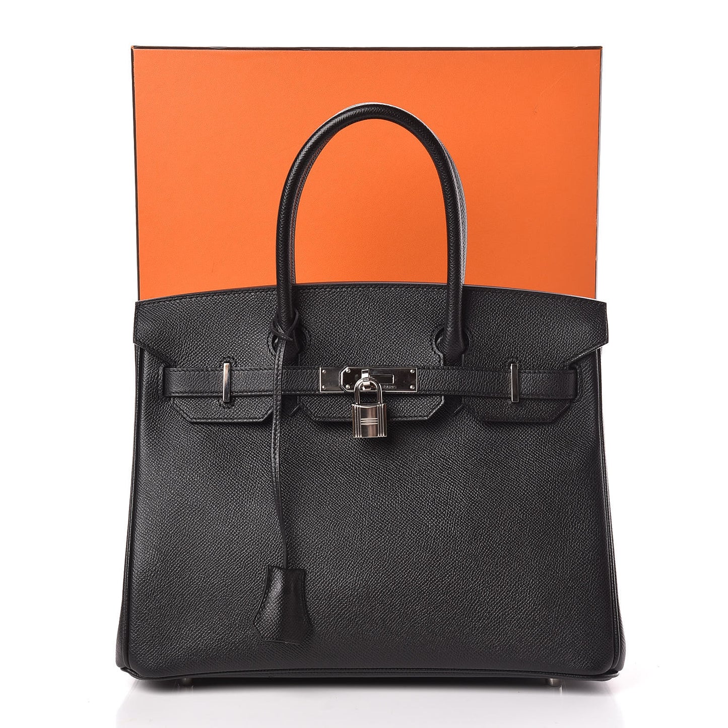 Epsom Birkin 30 Black