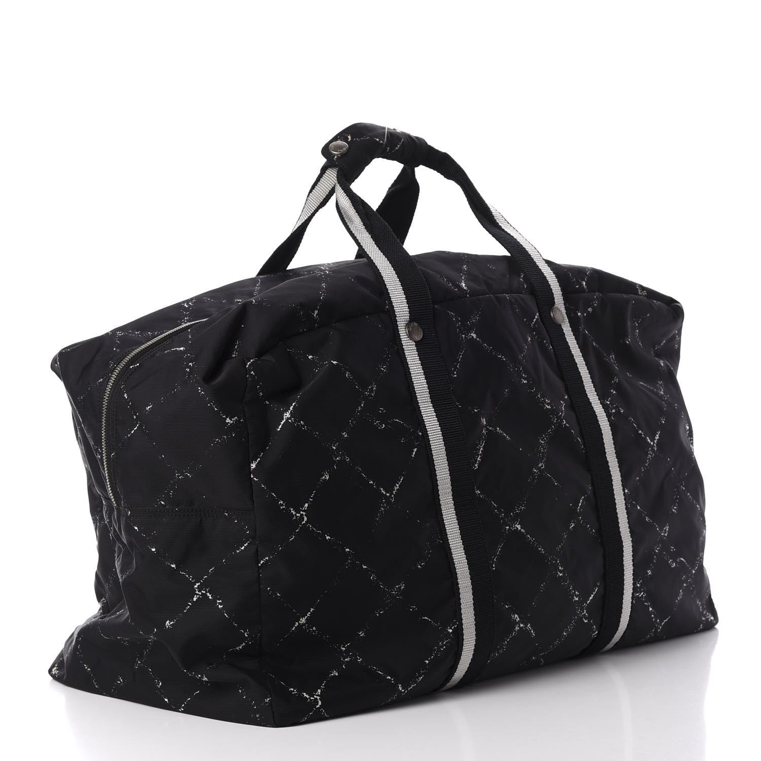 Chanel Nylon Travel Boston Black 2 of 12