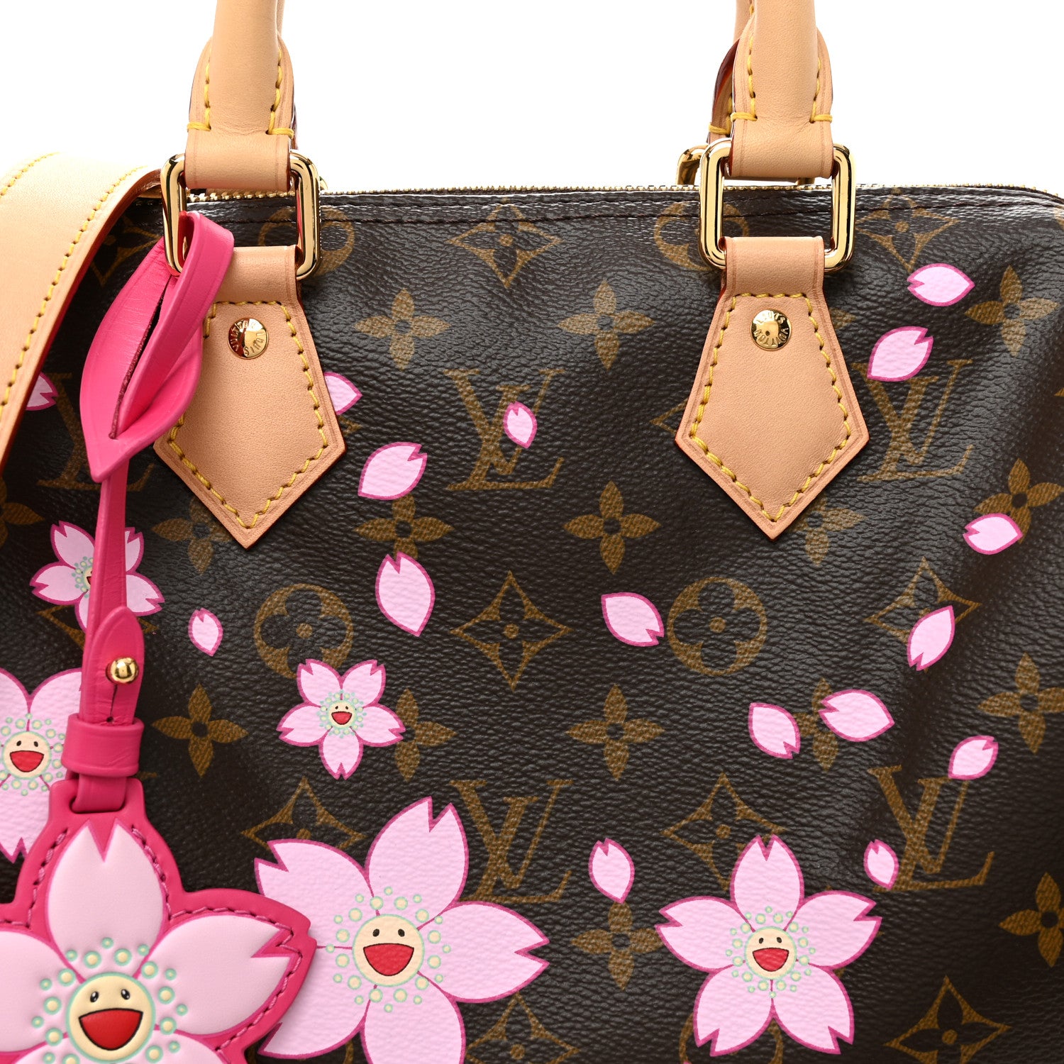 Louis Vuitton LV X TM Monogram Cherry Blossom Speedy Bandouliere