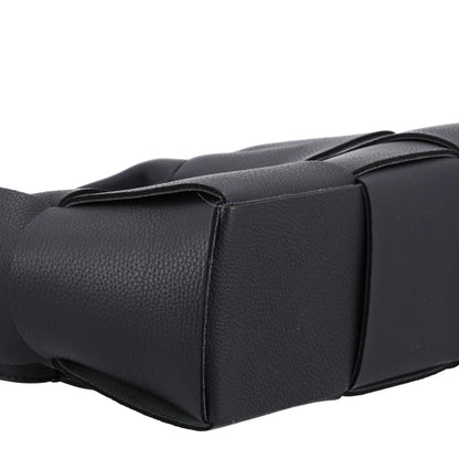 Bottega Veneta Grained Calfskin Intrecciato Mini Arco Tote Black 8 of 9