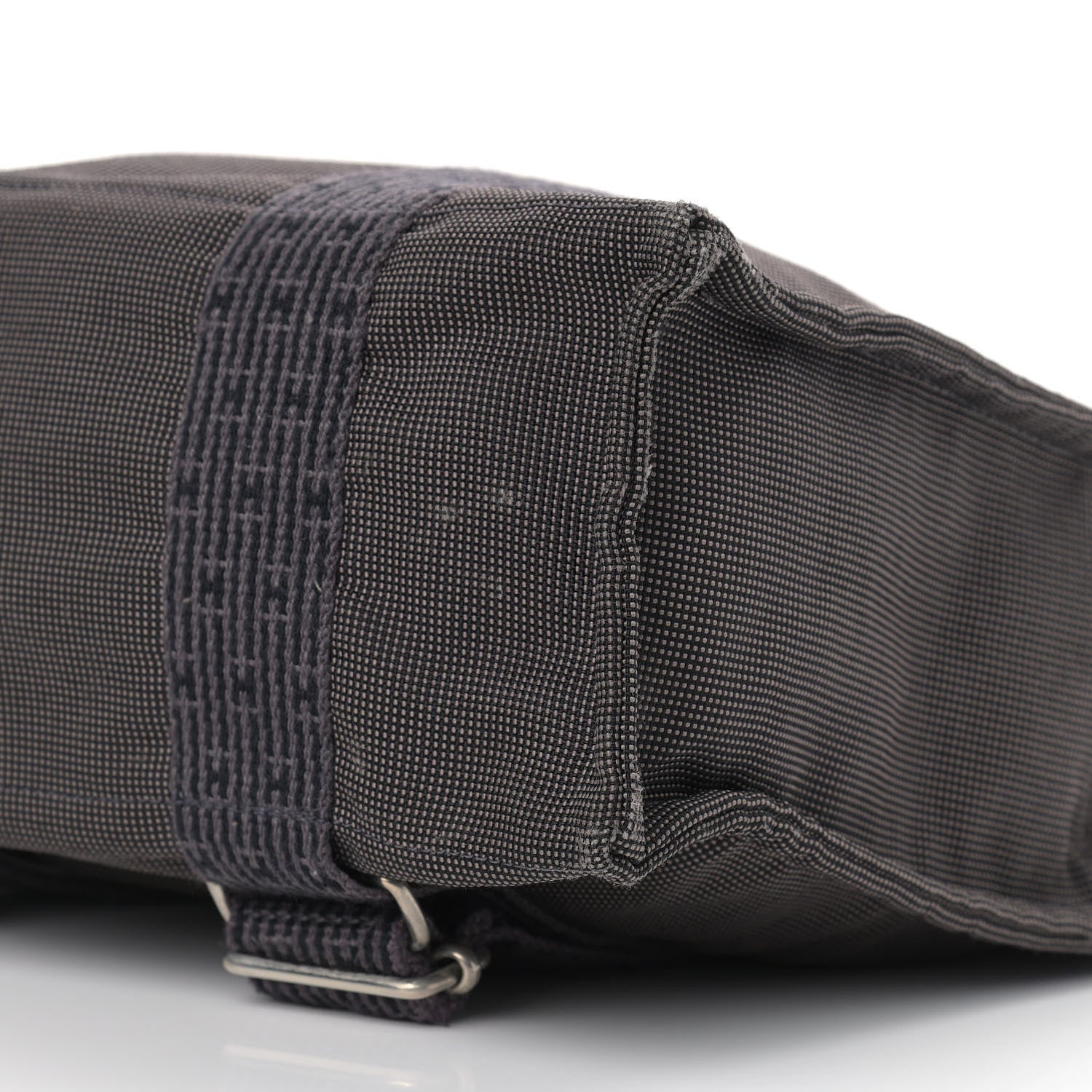Hermes Canvas Herline Backpack Grey 8 of 8