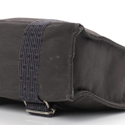 Hermes Canvas Herline Backpack Grey 8 of 8