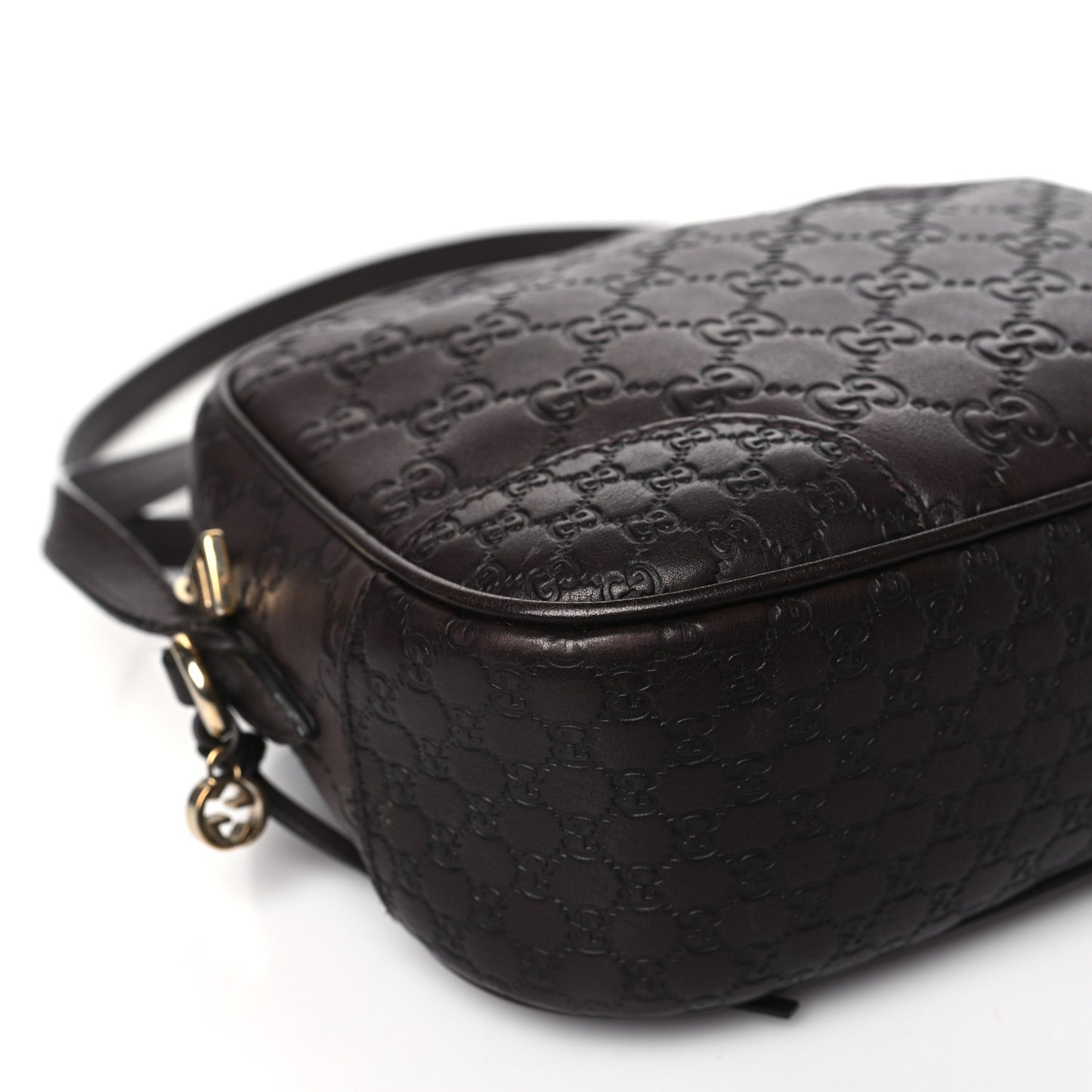 Guccissima Mini Bree Messenger Bag Chocolate