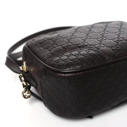 Gucci Guccissima Mini Bree Messenger Bag Chocolate 9 of 12