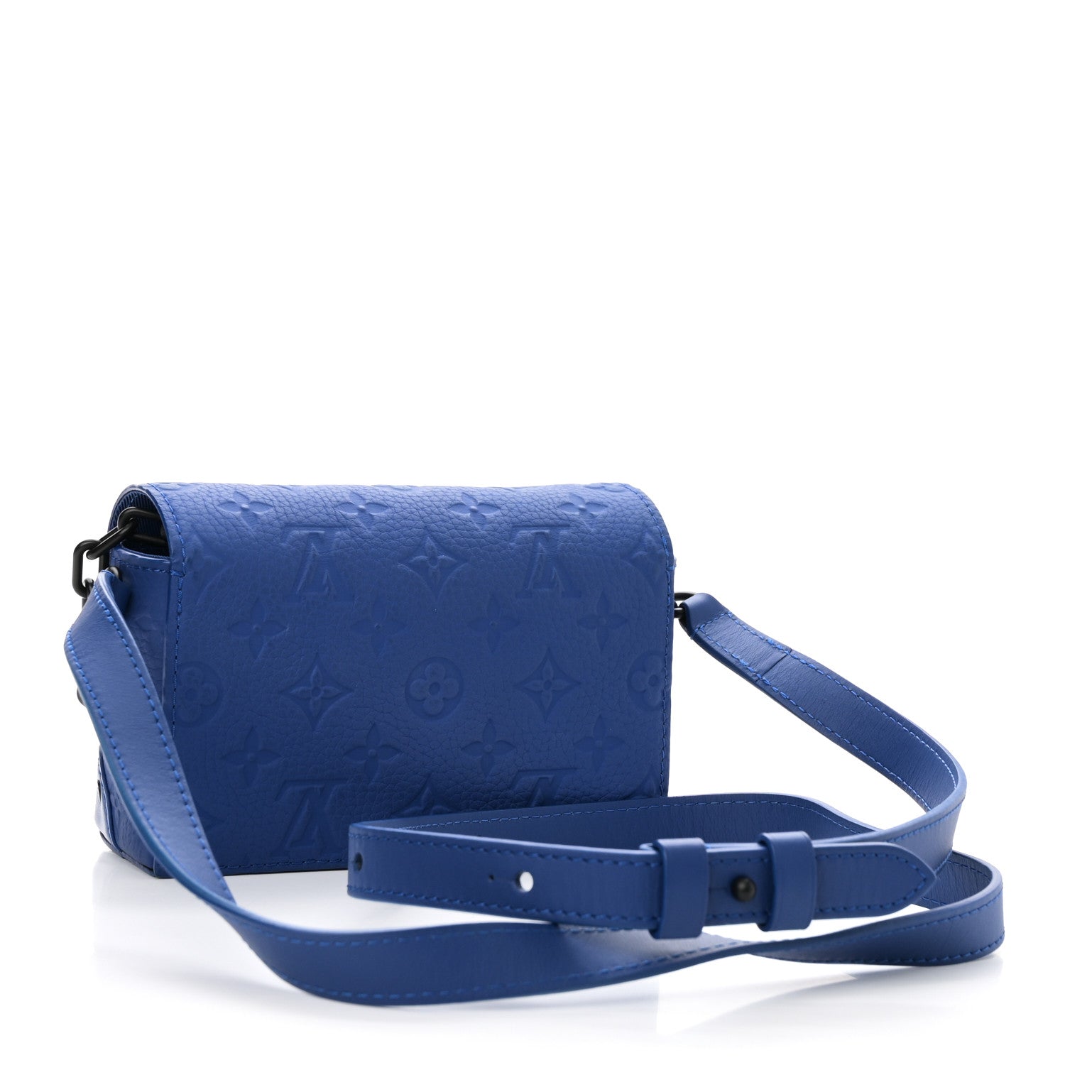 Louis Vuitton Taurillon Monogram Steamer Wearable Wallet Sapphire 3 of 9