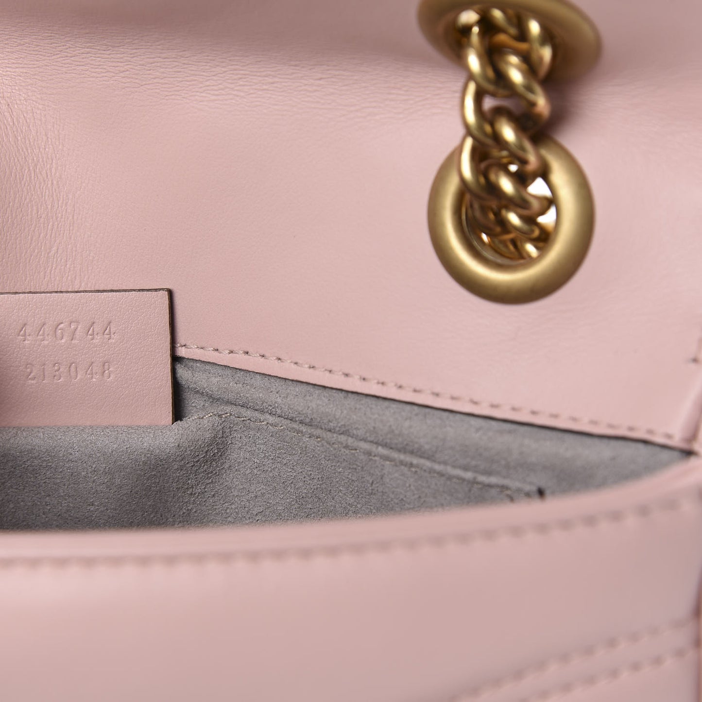 Calfskin Matelasse Mini GG Marmont Shoulder Bag Perfect Pink