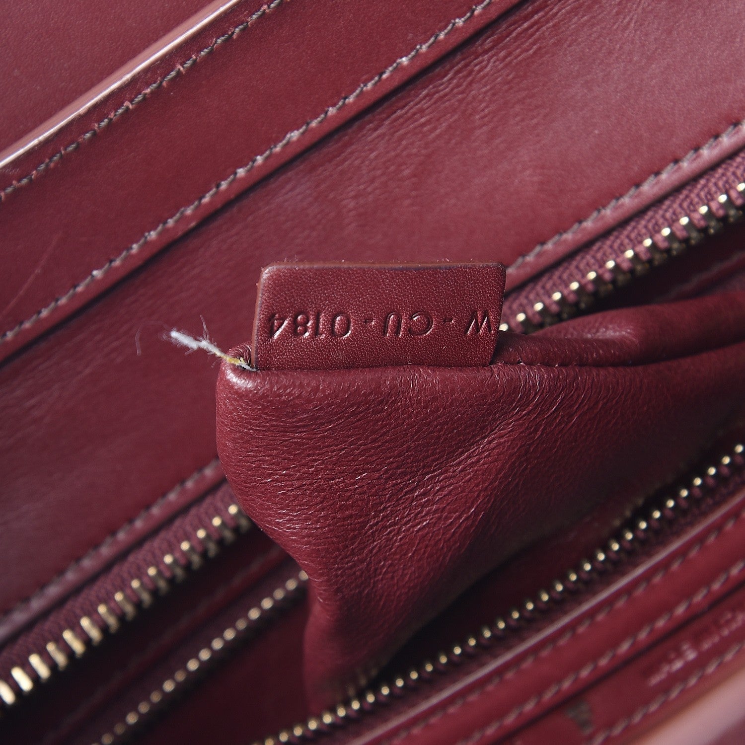 Celine Bullhide Calfskin Micro Bi-Color Luggage Vermillion 6 of 17