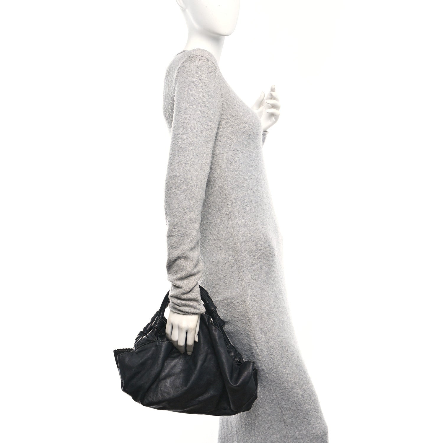 Loewe Nappa Aire Shoulder Bag Black 2 of 9