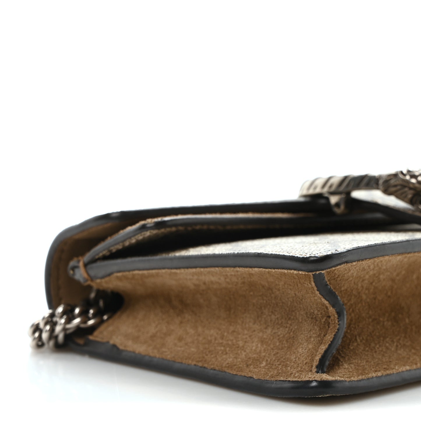 GG Supreme Monogram Super Mini Dionysus Shoulder Bag Taupe