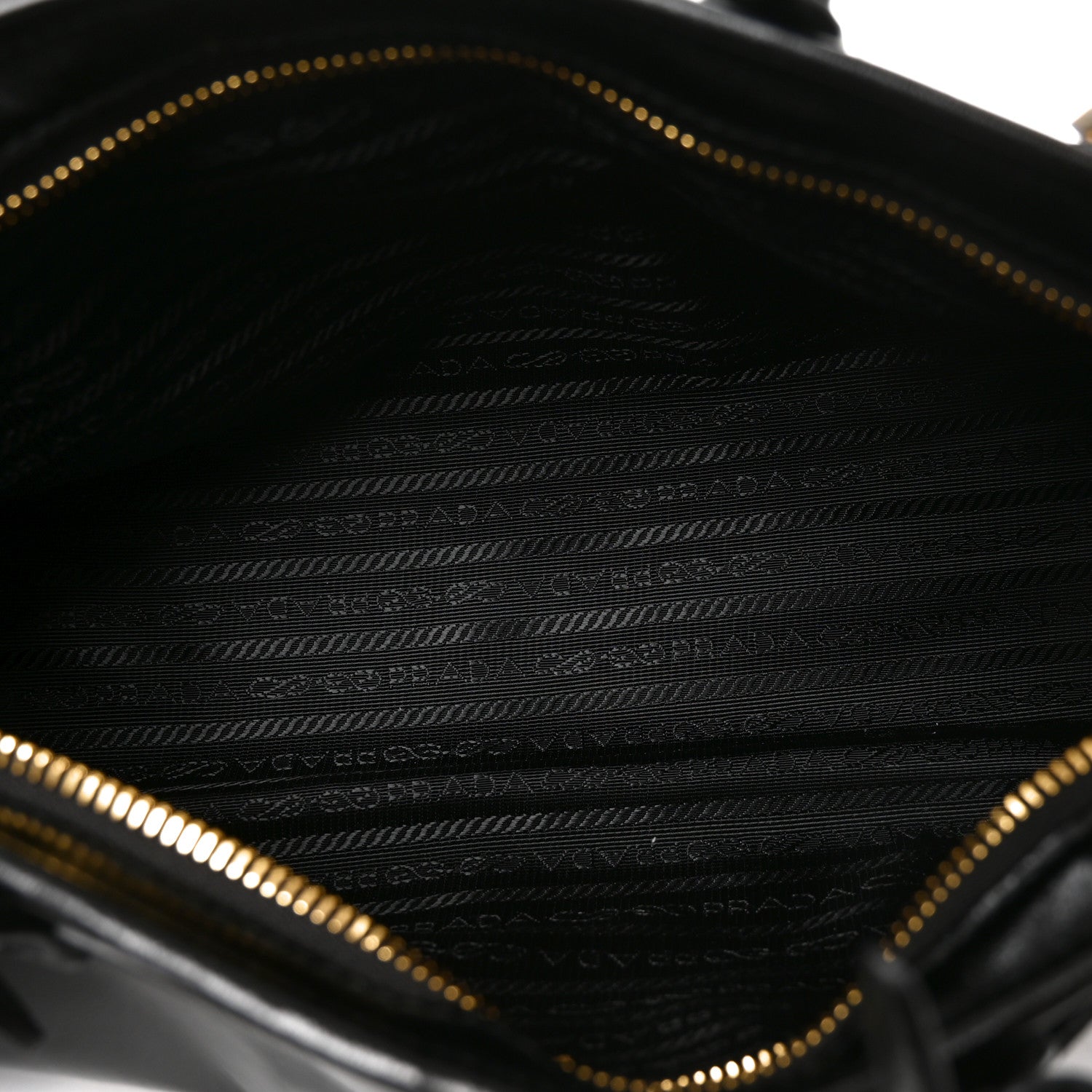 Prada Soft Lux Calfskin Triangle Medium Bonnie Shoulder Bag Black 4 of 8