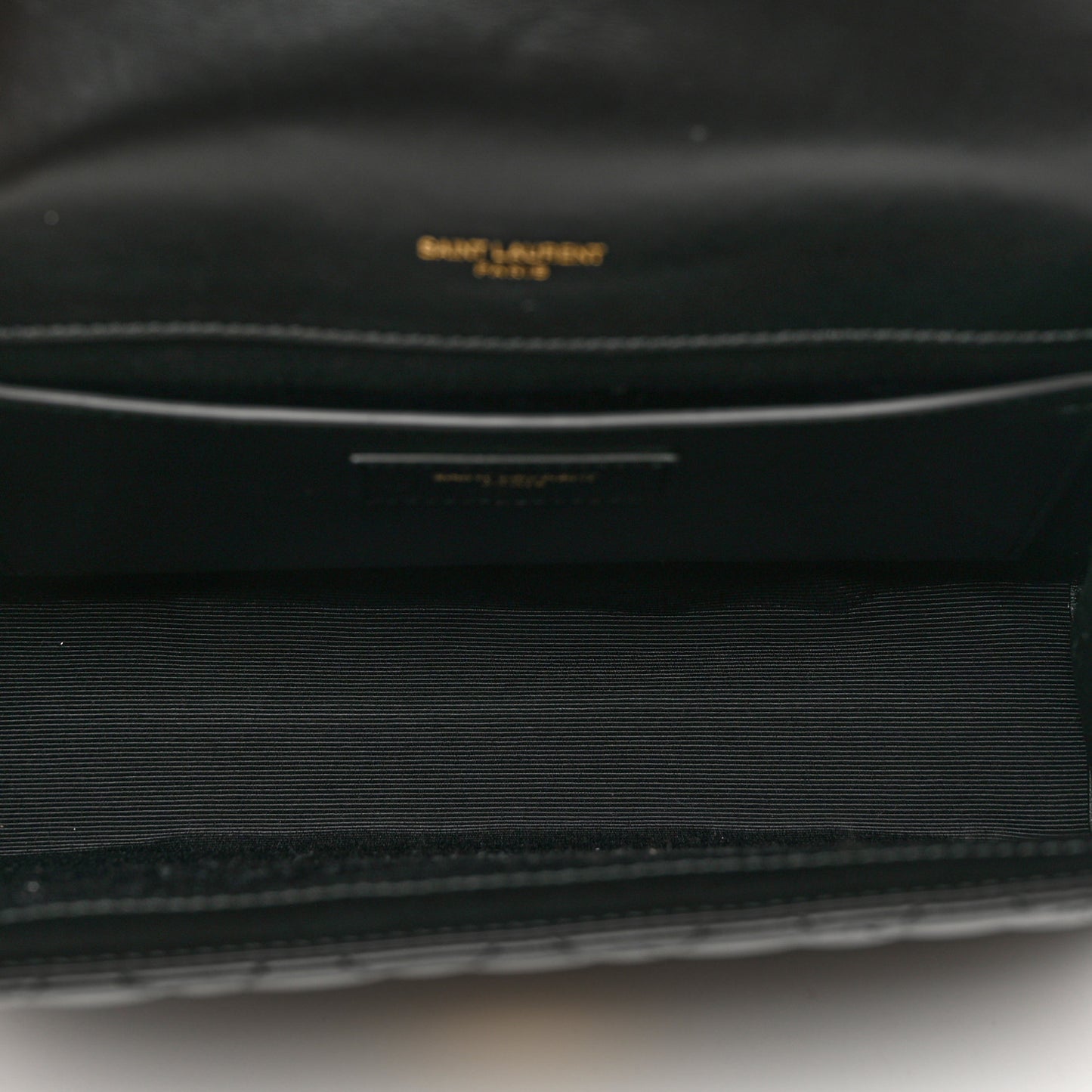 Lambskin Mixed Matelasse Triquilt Medium Monogram Satchel Black