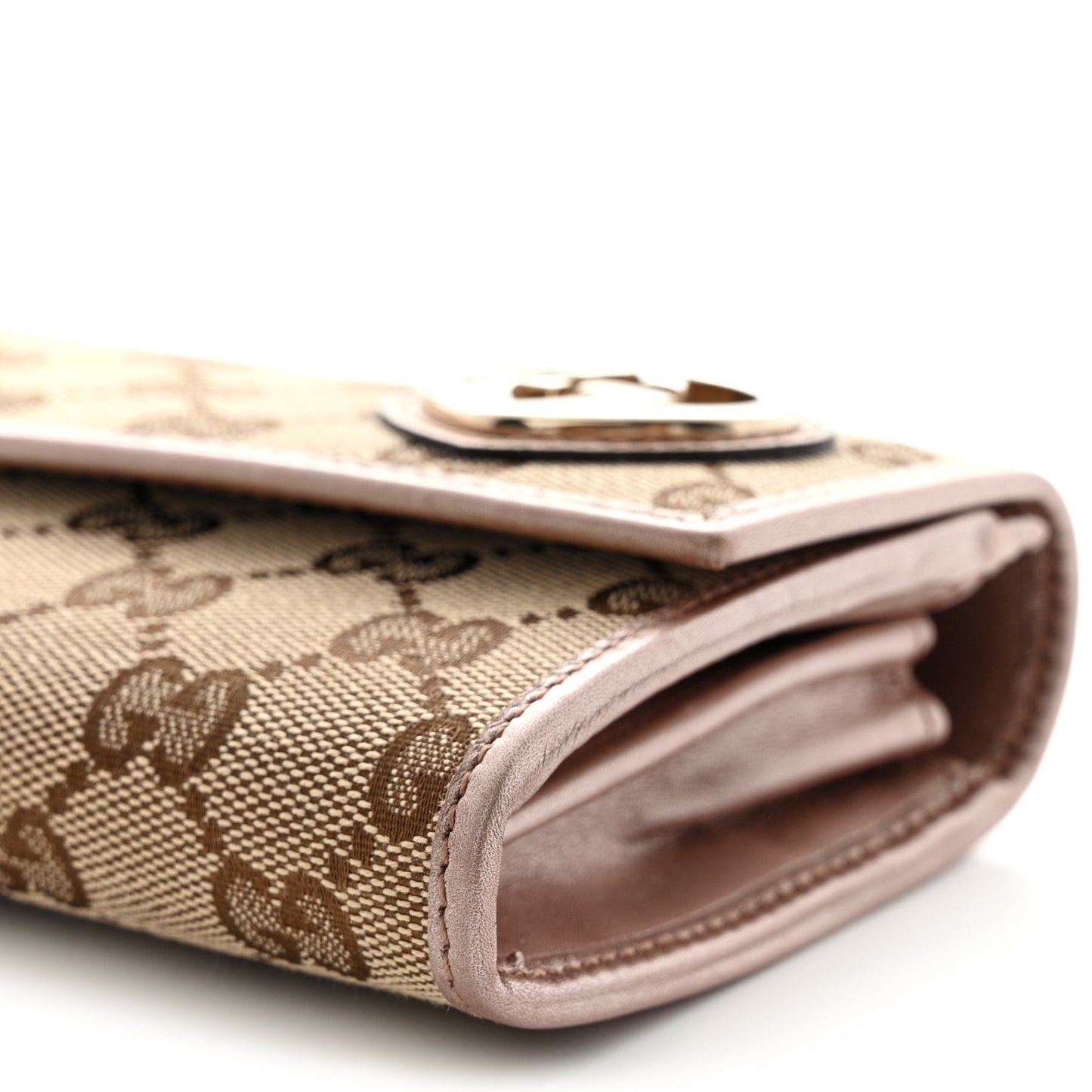 Monogram Lovely Heart Continental Wallet Light Pink