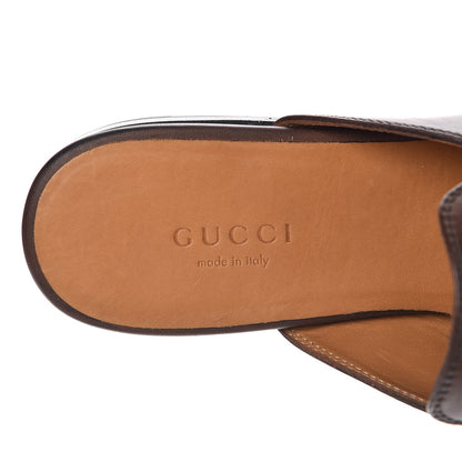 Gucci Calfskin Womens Princetown Slippers 36 Fondente Brown 6 of 9