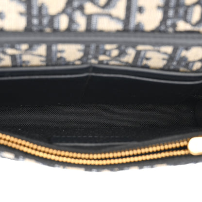 Christian Dior Oblique 30 Montaigne 2-In-1 Pouch Blue 5 of 10