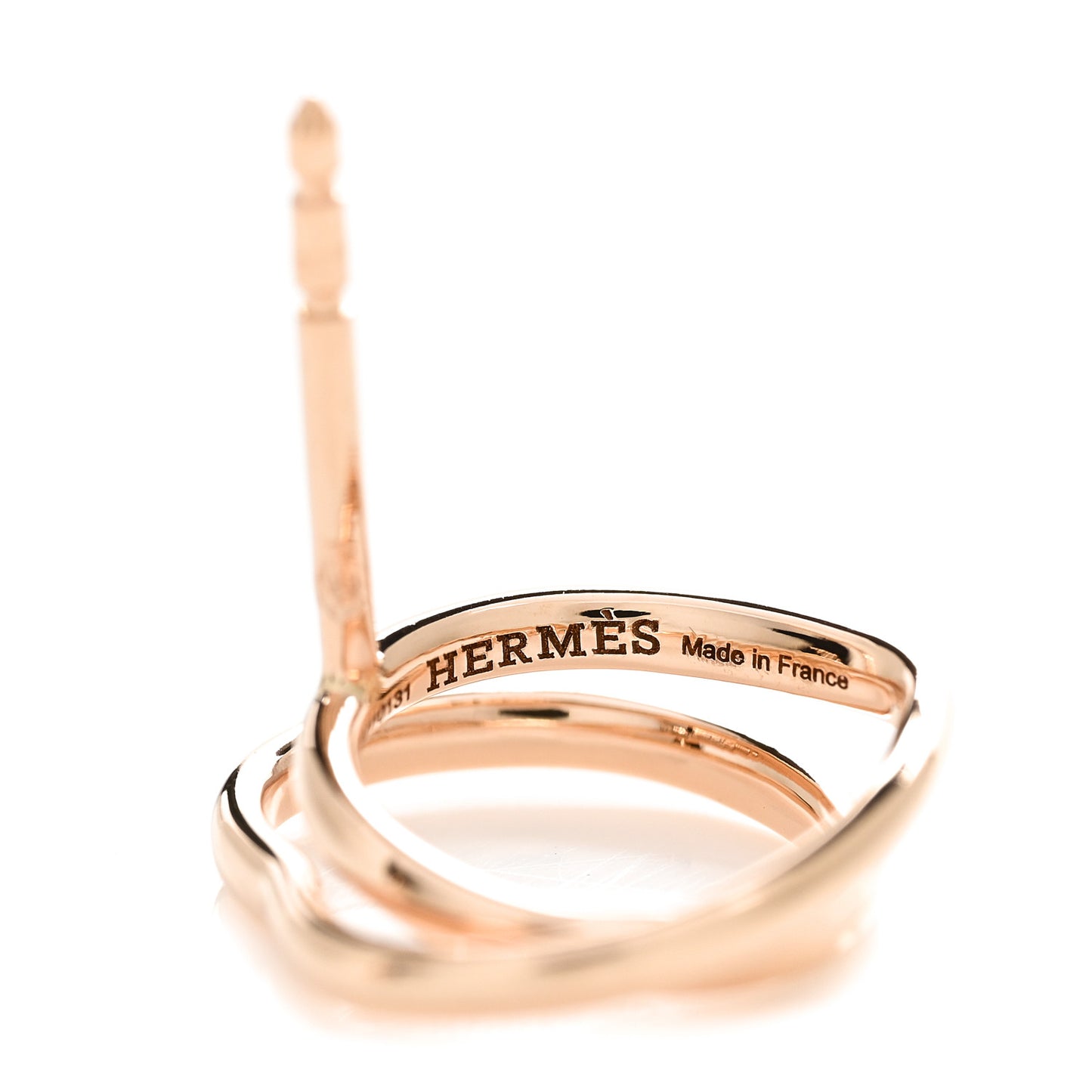18K Rose Gold TPM Vertige Coeur Earrings