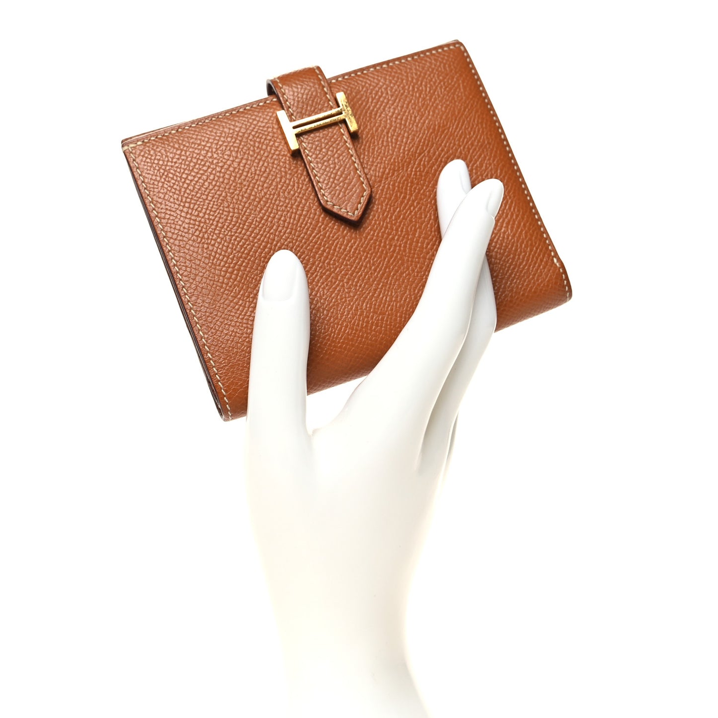Epsom Bearn Compact Wallet Gold