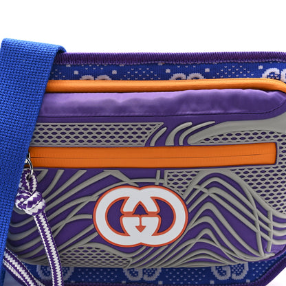 Gucci Jersey GG Monogram All Over Sporty Belt Bag Grey White Multicolor 7 of 9