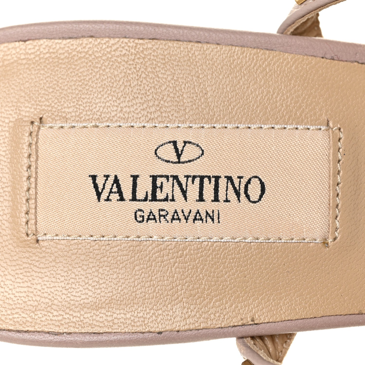Valentino Garavani Patent Nappa Rockstud Ankle Strap 65mm Pumps 40.5 Poudre 11 of 13