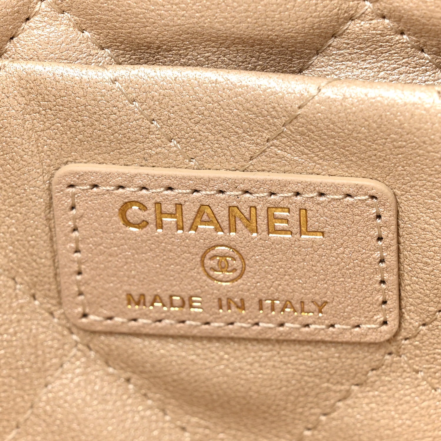 Chanel Lambskin Crystal Medium CC Pouch With Handle Black 6 of 8