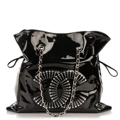 Chanel Patent Crystal Strass Bonbons Tote Black 1 of 7
