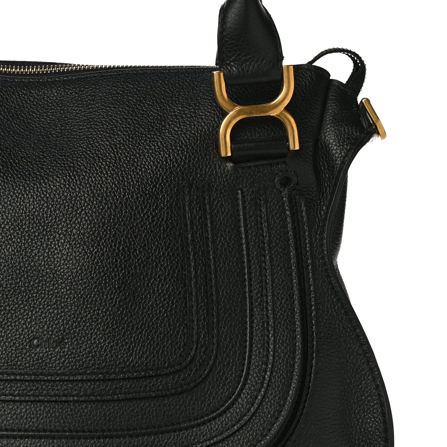 Chloe Calfskin Medium Marcie Satchel Black 9 of 17