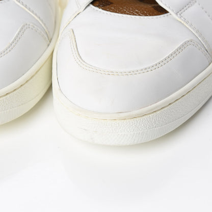 Louis Vuitton Calfskin Reverse Monogram Boombox High Top Sneakers 38 White 13 of 17