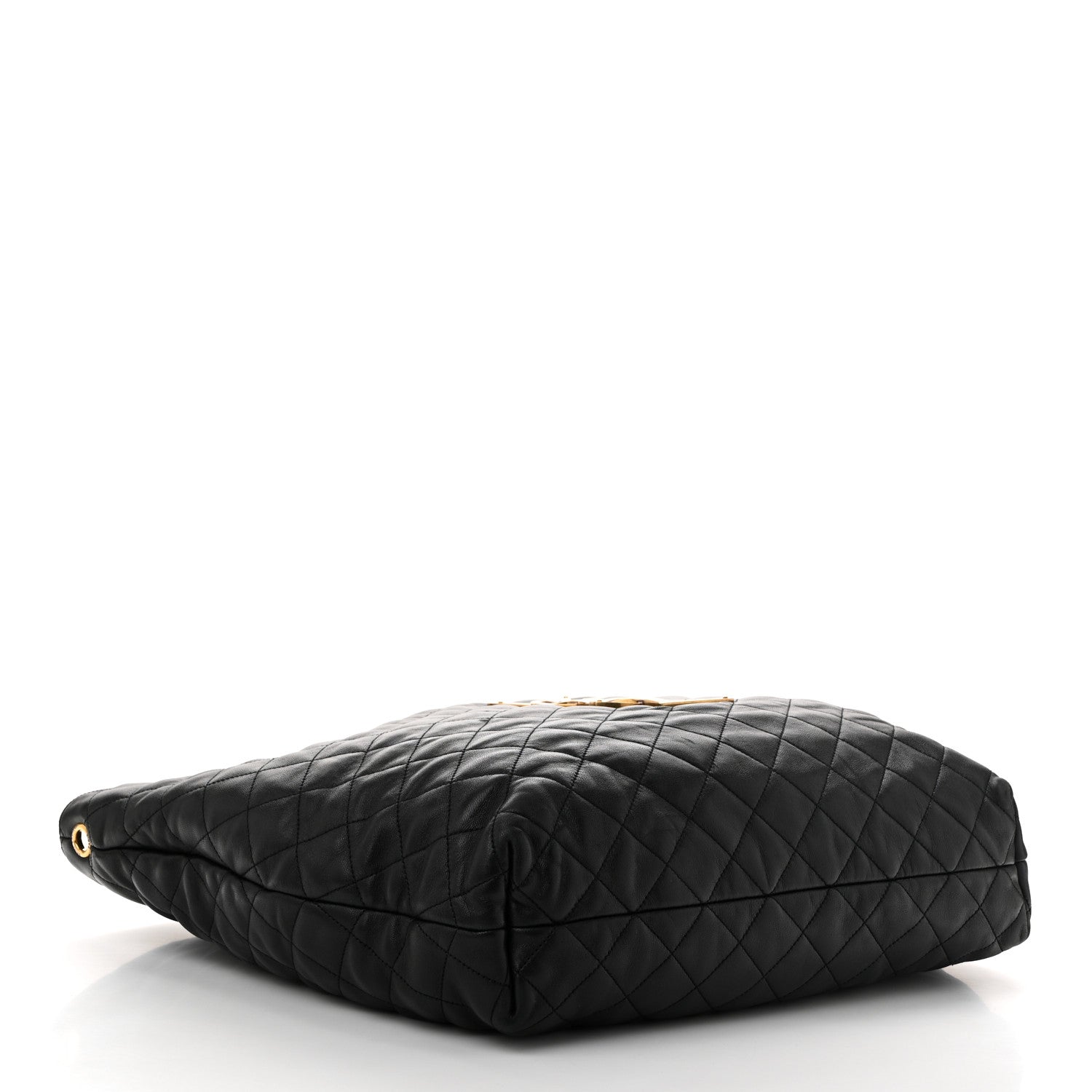 Saint Laurent Lambskin Quilted Maxi Icare Shopping Tote Black 5 of 12
