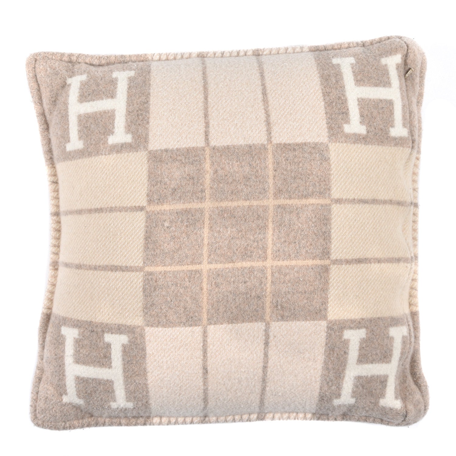 Hermes Wool Cashmere Avalon III Pillow PM Coco Camomille 2 of 3